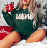 Christmas Tree Cake Sweatshirt – Cozy Mama Holiday Crewneck