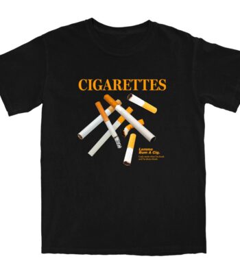 Cigarettes T Shirt – Soft Vintage Feel Graphic Tee for Everyone