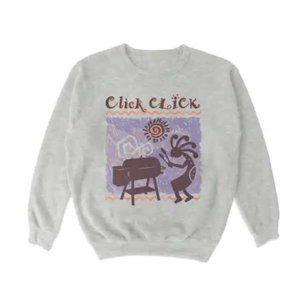 Click Click Global Crewneck Sweatshirt – Soft Cotton Blend Top