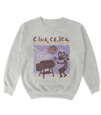 Click Click Global Crewneck Sweatshirt – Soft Cotton Blend Top