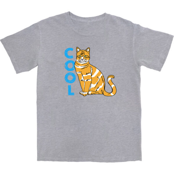 Cool Cat T Shirt – Soft Cotton Tee with Worn-In Comfort