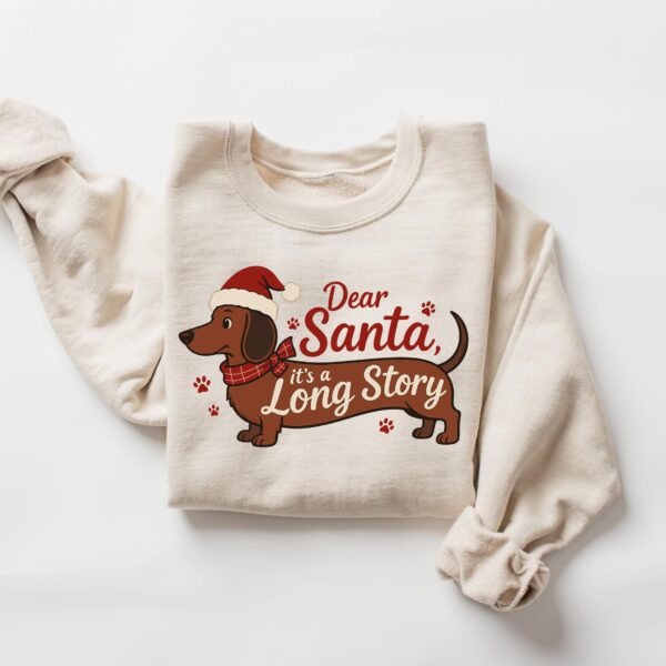 Dachshund Christmas Sweatshirt – Funny Holiday Pullover Gift