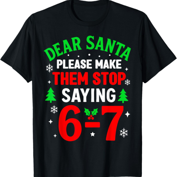 Dear Santa Funny Christmas Shirt – Cute Tee for Kids & Parents