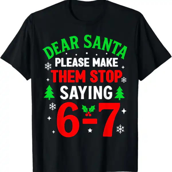 Dear Santa Funny Christmas Shirt – Cute Tee for Kids & Parents