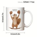 Deez Nuts Funny Squirrel Mug – Hilarious Gag Gift for All