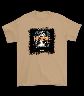 Def Leppard Leopard Hysteria Tee – Soft Cotton Rock Shirt