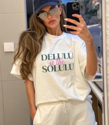 Delulu Main Character Tee – Funny Viral TikTok Quote Shirt