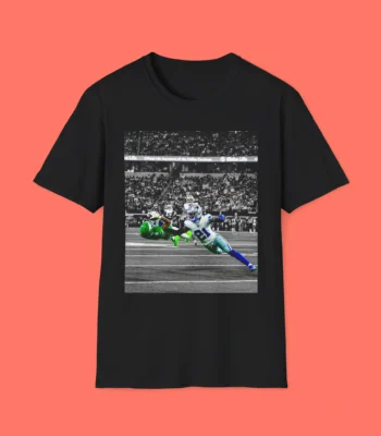 DeVonta Smith Defying Gravity Shirt – Iconic Eagles Catch Tee