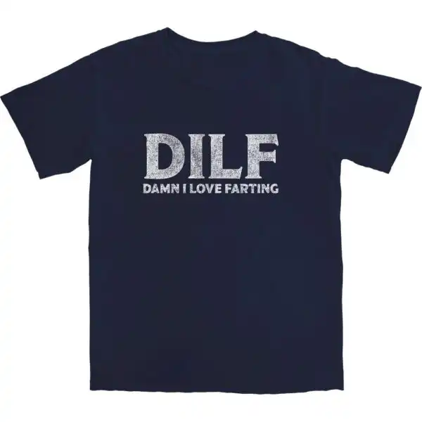 DILF T Shirt – Soft Combed Cotton Unisex Tee for Casual Wear
