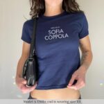 Directed By Sofia Coppola Baby Tee – Minimalist Film Lover Shirt