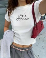 Directed By Sofia Coppola Baby Tee – Minimalist Film Lover Shirt