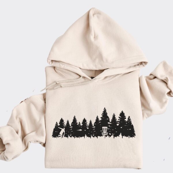 Disc Golf Hoodie with Flying Disc Design – Cozy Unisex Apparel