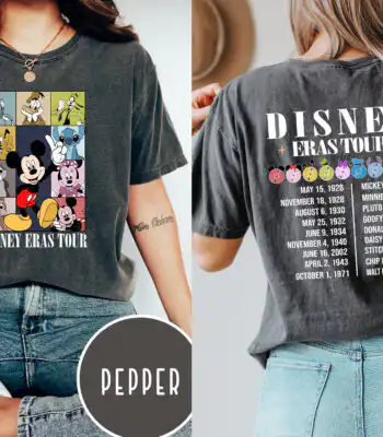 Disney Eras Tour Mickey And Friends Tee – Soft Vintage Shirt
