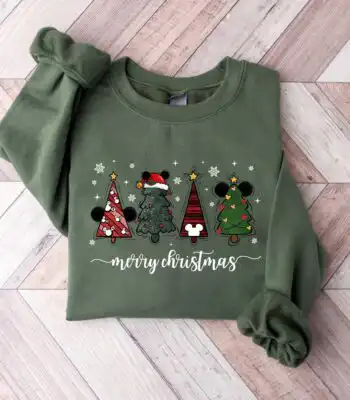 Disney Merry Christmas Shirt – Mickey and Minnie Holiday Tee