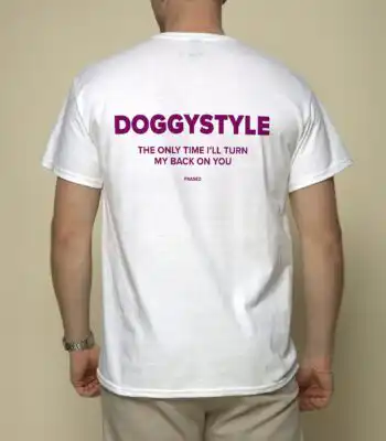 Doggystyle Graphic Tee – Funny Unisex Cotton Shirt for Dog Lovers