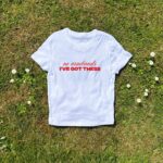 Don't Need Armbands Y2K Baby Tee - 3D Puff Print T-Shirt