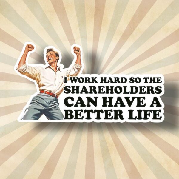 Eat The Rich Sticker – Anti-Capitalist Matte Vinyl Decal