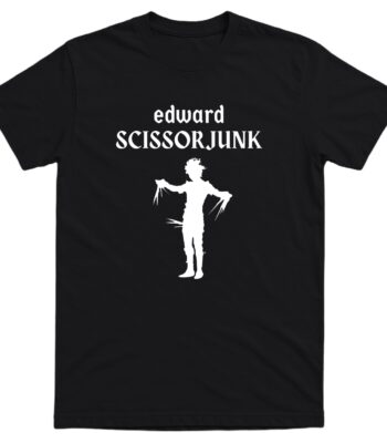 Edward Scissorjunk Men's Funny T-Shirt – 100% Cotton Humor Tee