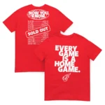 Every Game is a Home Game Shirt – Bold Red Unisex Fan Tee