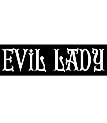 Evil Lady Bumper Sticker – Durable Goth Car Accessory Gift