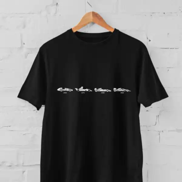 Evolution of a F1 Car Shirt – Vintage Racing Graphic Tee
