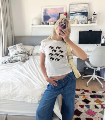 Female Gaze Vintage Grunge Baby Tee – Lightweight Unisex Shirt