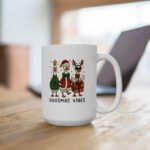 Festive Ceramic Mug - Cheerful Design for Coffee Lovers