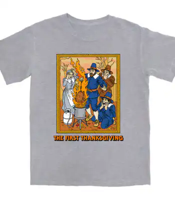 First Thanksgiving T Shirt – Soft Cotton Graphic Tee for Comfort