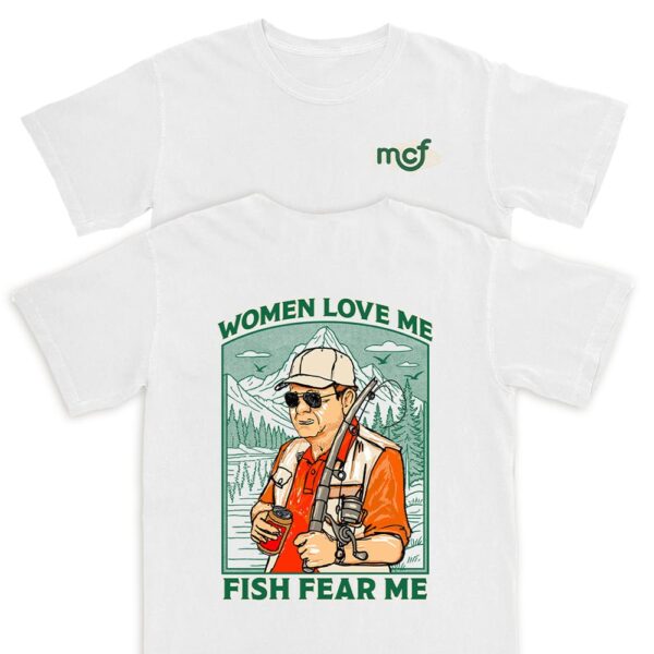 Fish Fear Me T-Shirt – Soft Cotton Graphic Tee for Nature Lovers