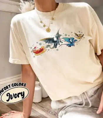 Fourth Wing Christmas Shirt - Festive Dragon Sleigh Tee