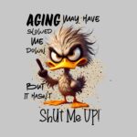 Funny Angry Duck T-Shirt – Sarcastic Cotton Graphic Tee