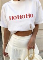 Funny Christmas Tee – Cute Ho Ho Ho Graphic Holiday Shirt
