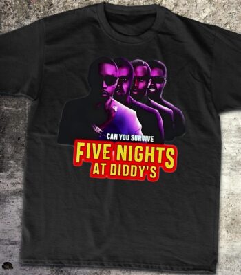 Funny Five Nights At Diddy's House Tee – Playful Gamer Graphic Shirt