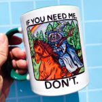 Funny Raccoon Wizard Mug – Hilarious Trash Panda Coffee Cup