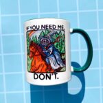Funny Raccoon Wizard Mug – Hilarious Trash Panda Coffee Cup