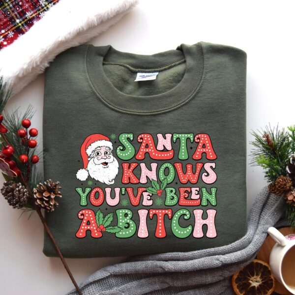Funny Santa Shirt - Sarcastic Holiday Humor Tee for Adults