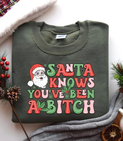 Funny Santa Shirt - Sarcastic Holiday Humor Tee for Adults