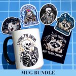 Funny Skeleton Coffee Mug – Sarcastic Gift for Work Bestie
