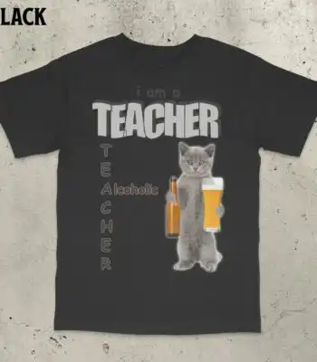 Funny Teacher Shirt – Quirky Unisex Cotton Tee for Educators