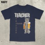 Funny Teacher Shirt – Quirky Unisex Cotton Tee for Educators