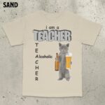 Funny Teacher Shirt – Quirky Unisex Cotton Tee for Educators