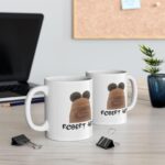 Funny Worm Meme Mug – Unique Internet Aesthetic Gift for Laughs