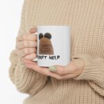 Funny Worm Meme Mug – Unique Internet Aesthetic Gift for Laughs