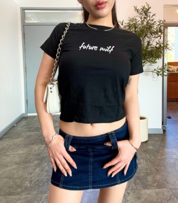 Future Milf Baby Tee – Trendy 90s Aesthetic Vintage T-Shirt