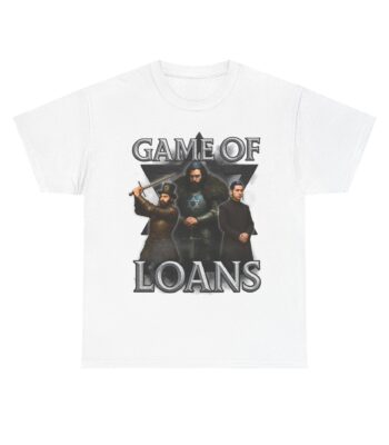 Game of Loans Heavy Cotton Tee – Classic Fit Graphic Shirt