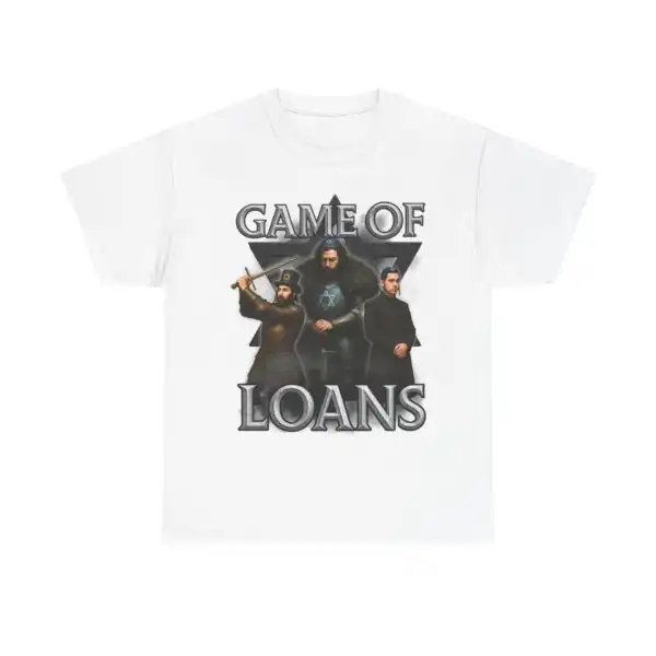 Game of Loans Heavy Cotton Tee – Classic Fit Graphic Shirt