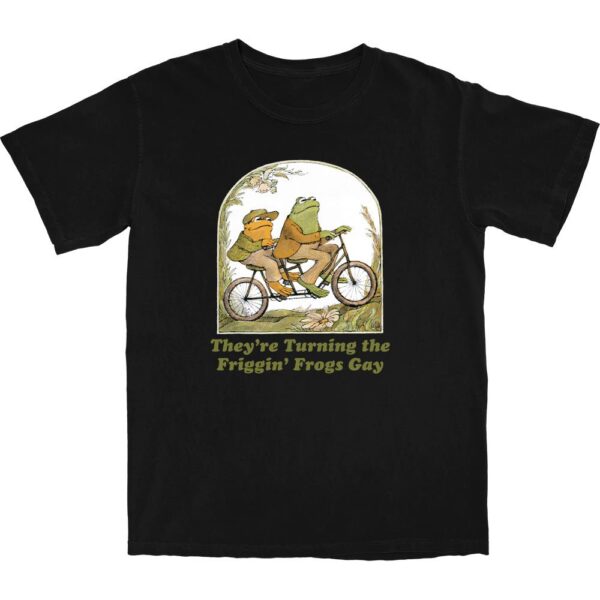 Gay Frogs T Shirt – Soft Cotton Tee with Worn-In Feel