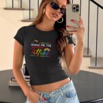 Gay Pride Month Baby Tee - Funny LGBTQ Ally Graphic Shirt