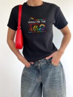 Gay Pride Month Baby Tee - Funny LGBTQ Ally Graphic Shirt