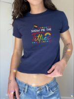Gay Pride Month Baby Tee - Funny LGBTQ Ally Graphic Shirt